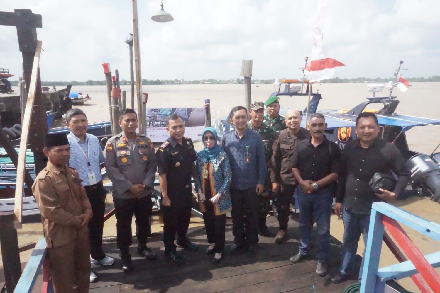 Pemkab Inhil Terima Hibah 3 Unit Ambulance Air dari Bea Cukai Tembilahan