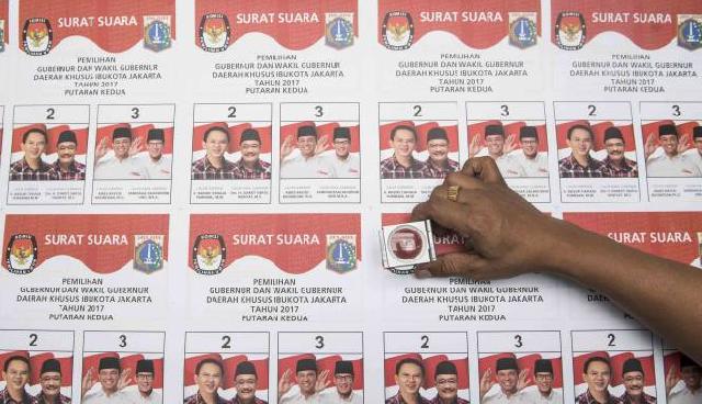 Surat Suara Pilkada DKI Putaran Dua Selesai Dicetak