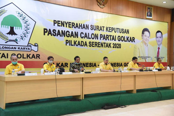 Golkar Resmi Usung 4 Pasangan Calon Kepala Daerah di Riau