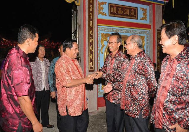 Pj Bupati Puji Kerukunan Umat Beragama di Sungai Pakning