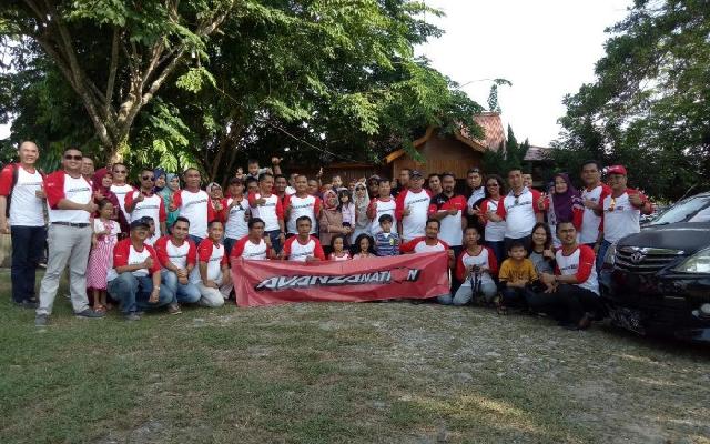 Ratusan Avanzantion Touring ke Ulu Kasok Kampar