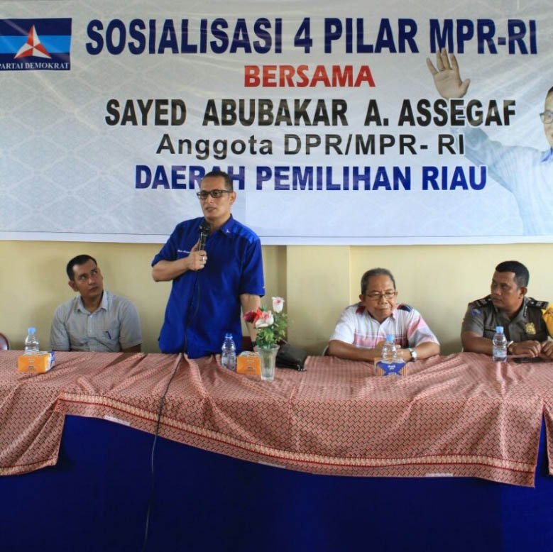 SAA Sosialisasikan 4 Pilar MPR di Hadapan Ratusan Warga Kampung Dalam Pekanbaru 