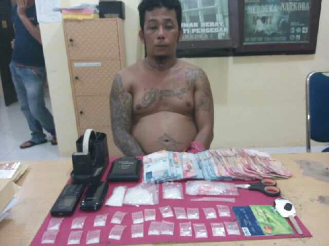 Pengguna Sabu di Ujungbatu Ditangkap Polisi
