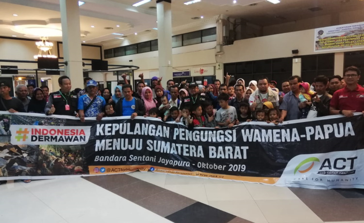 ACT Fasilitasi Kepulangan Perantau Sumatera Barat dari Wamena