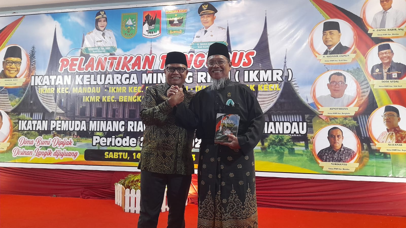 Basko Lantik IKMR se-Kabupaten Bengkalis, Datuk Sri : Ini Anak Kemenakan