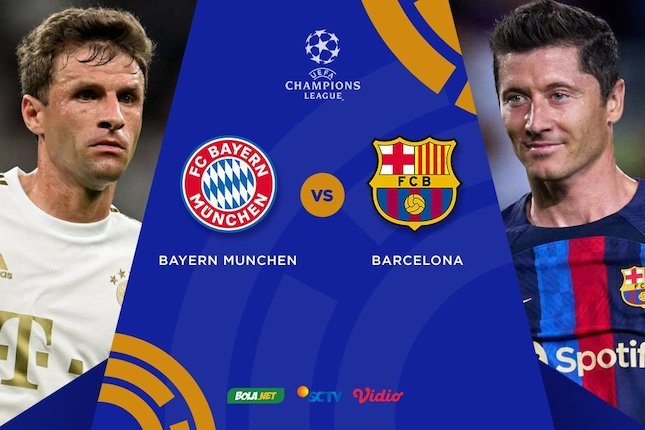 Initip Kekuatan Jelang Laga Bayern Munchen vs Barcelona
