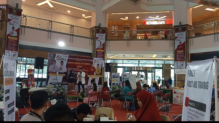 Dinas Kesehatan Gelar Riau  Health Expo 2023 di SKA