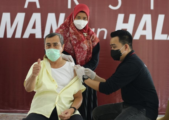 Pesimisme Tercapainya Target Vaksinasi di Riau hingga Akhir Tahun