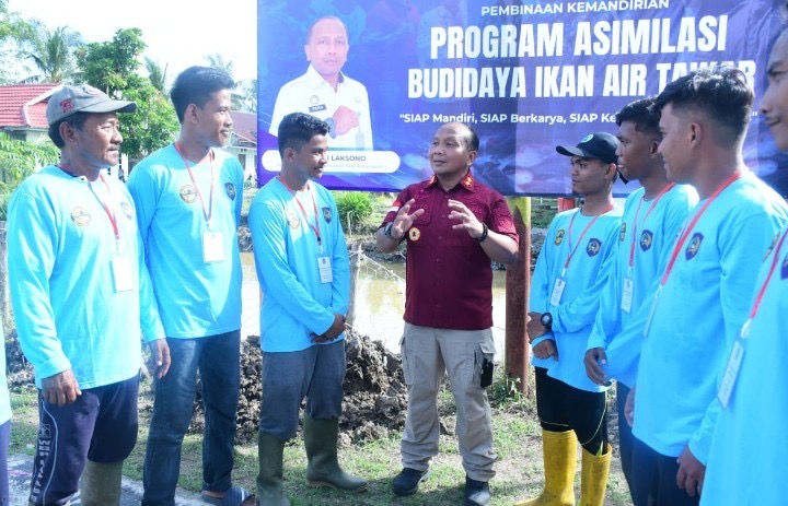 Kolaborasi dengan Dinas Perikanan, Lapas Bengkalis Beri Pelatihan bagi Warga Binaan