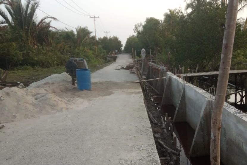 Upaya Perbaikan Ruas Jalan Bengkalis -Ketam Putih Terus Dilakukan