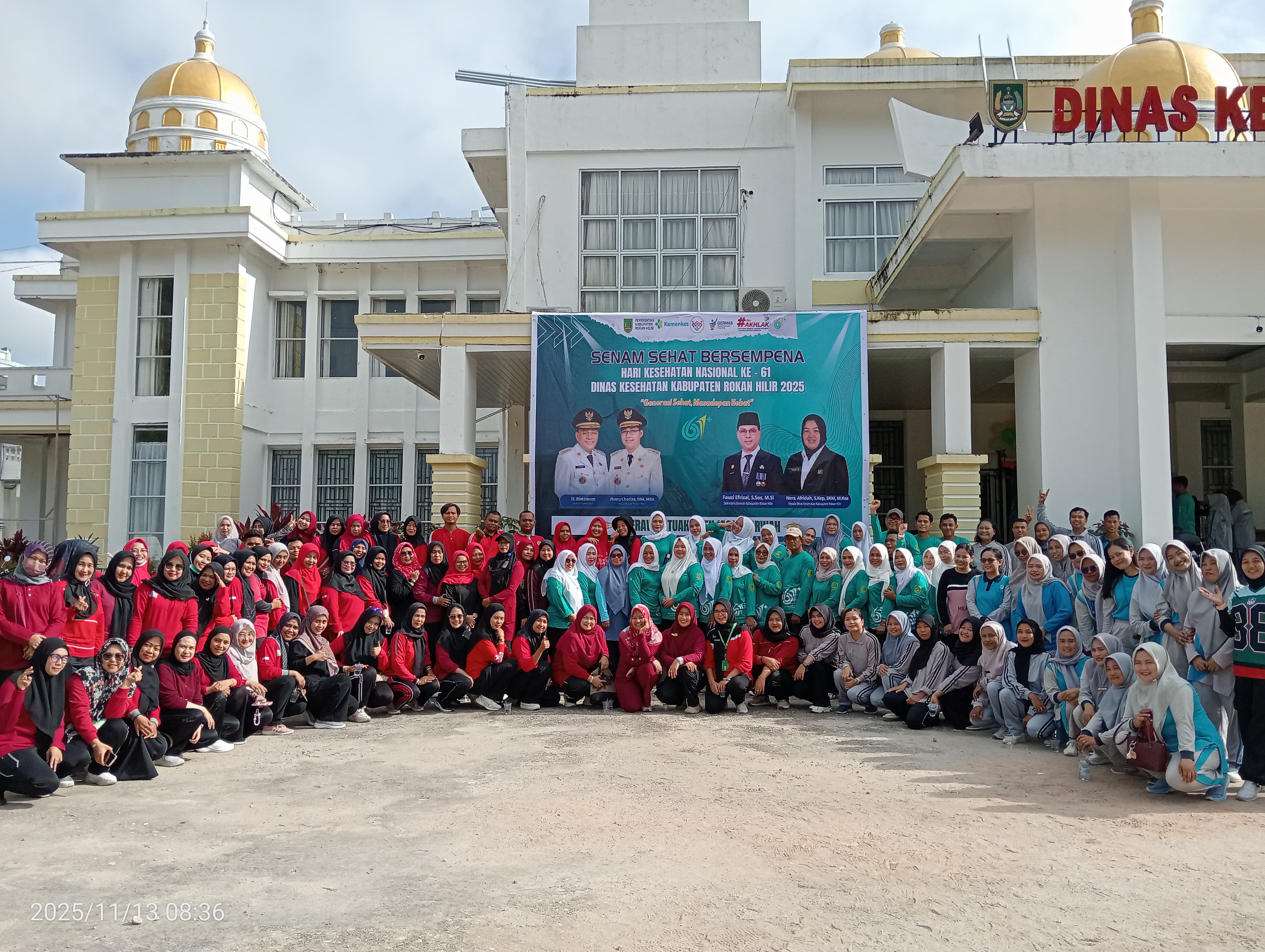 Dinkes Rohil Taja Berbagai Kegiatan Meriahkan HKN 2025