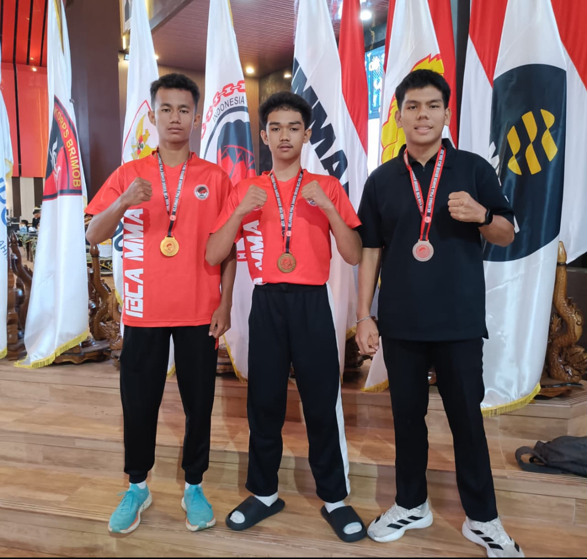 Atlet MMA Siak Raih Dua Emas dan Satu Perak di Kejurnas Piala Dankor Brimob 2025