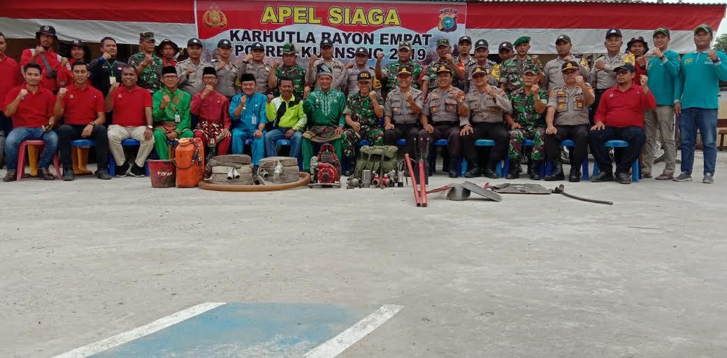 Semua Stake Holder di Wilayah Kecamatan Rayon IV Kuansing Siap Cegah Karhutla