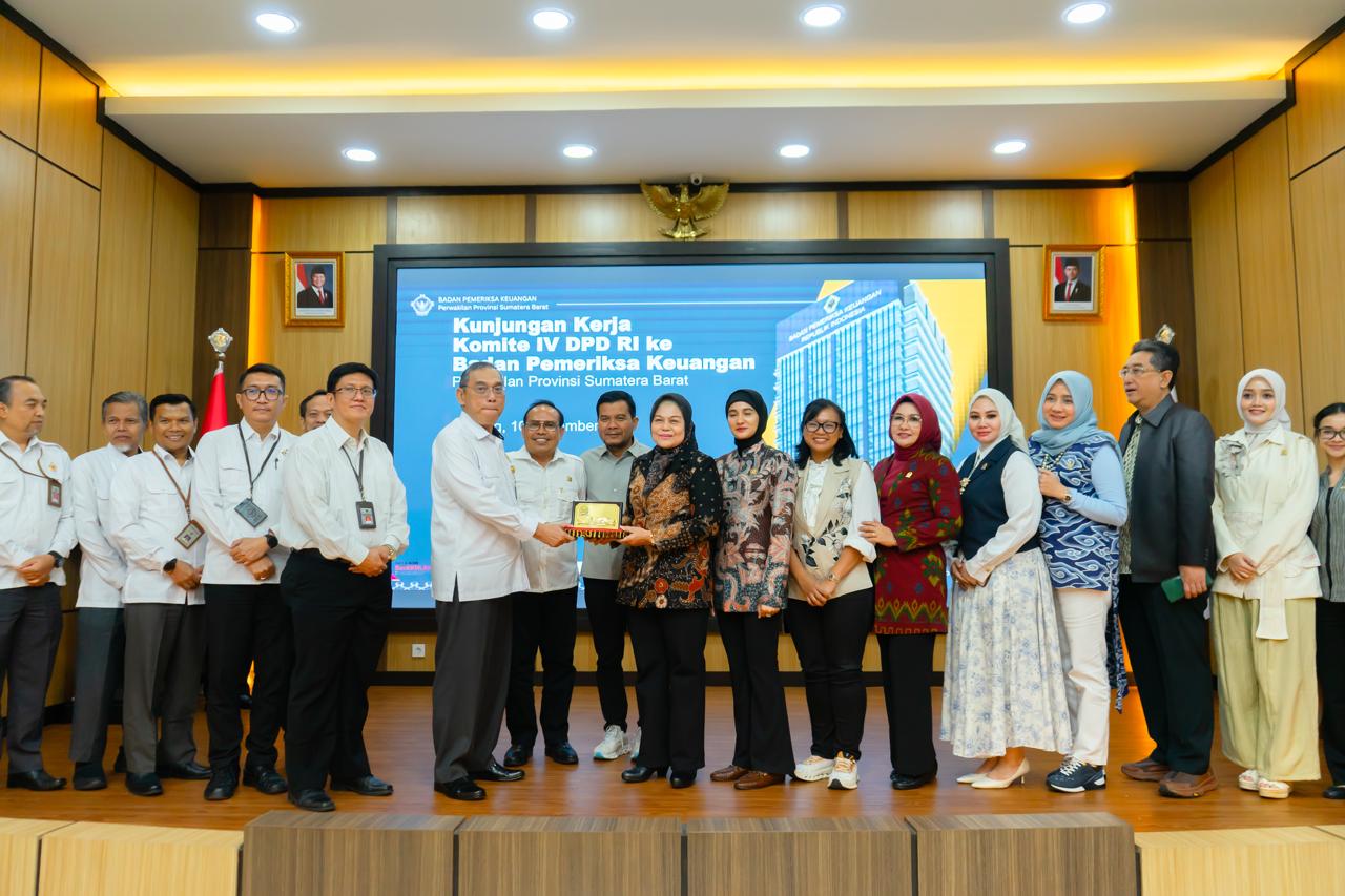 Tindak Lanjuti Hasil Pemeriksaan BPK RI, Komite IV DPD RI Kunjungi Sumbar