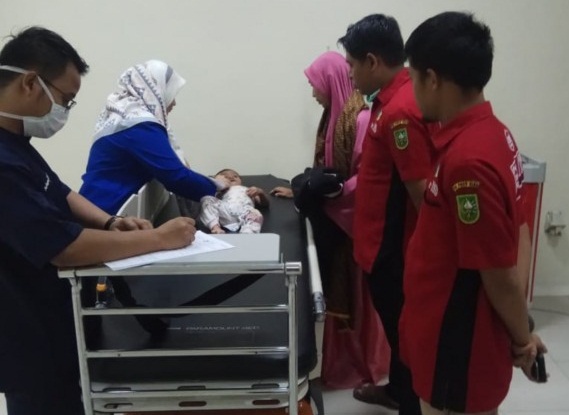 Ibu di Pekanbaru Laporkan Bayinya Terserang ISPA