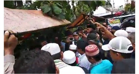 Massa Ormas Islam Hadang Banser GP Ansor di Perbatasan Sumbar-Sumut