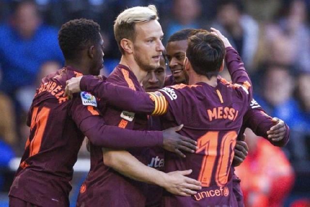 Messi Hat-trick, Barca Juara La Liga 2017/2018