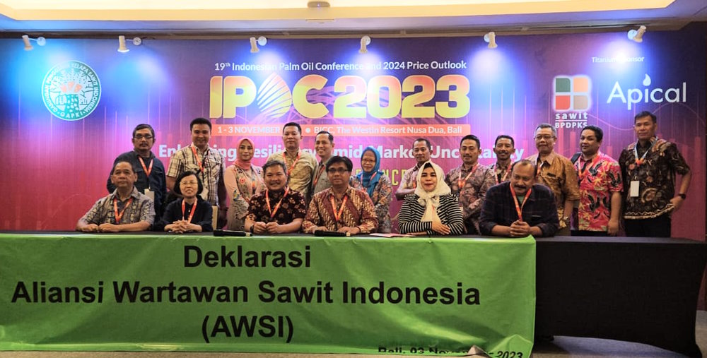 Aliansi Wartawan Sawit Indonesia Resmi Dideklarasikan di Bali