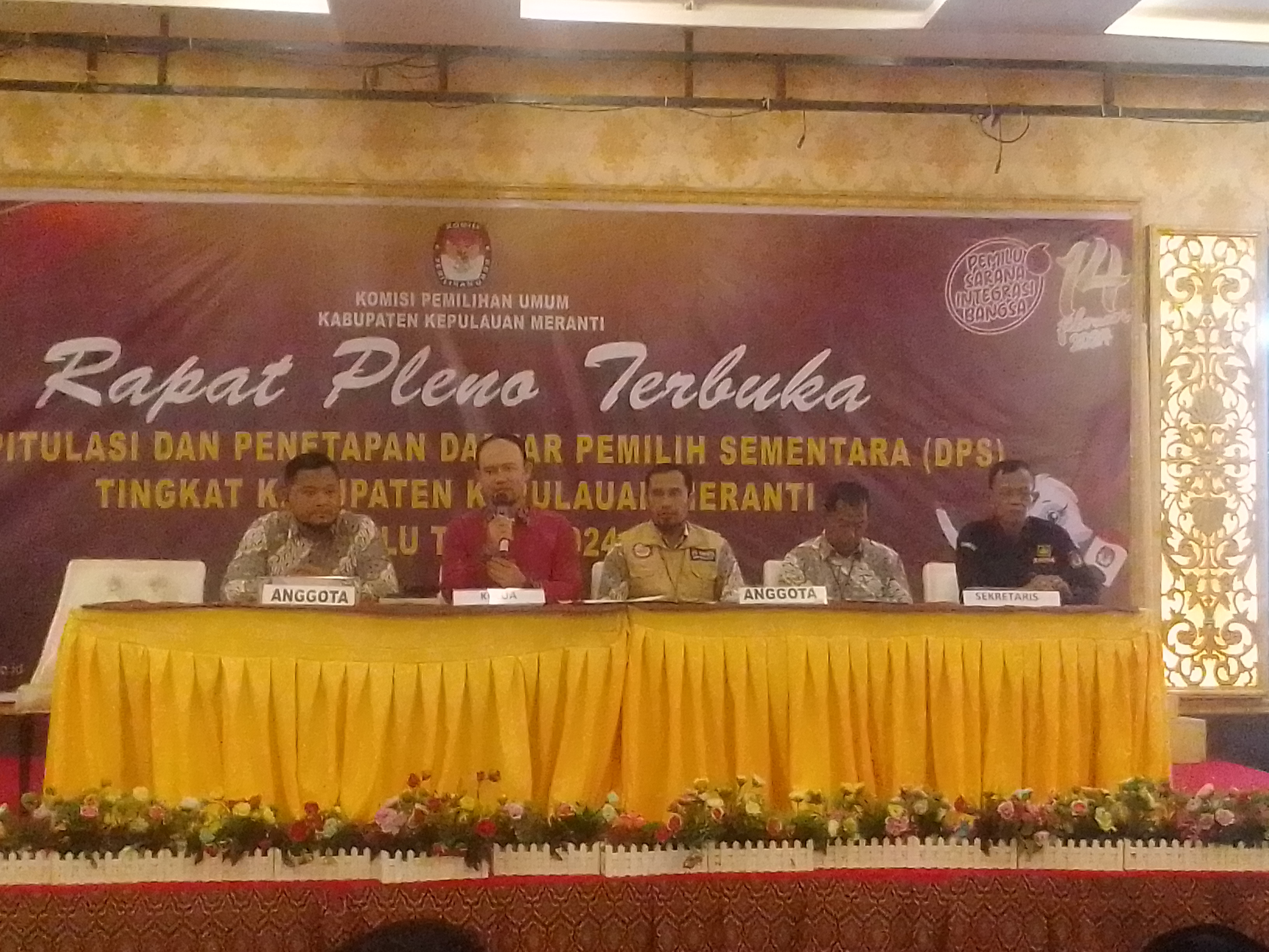 KPU Meranti Tetapkan 153.335 DPS