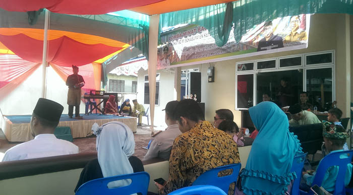 Dinas Perpustakaan dan Kearsipan Meranti Taja Lomba Minat Baca dan Bercerita