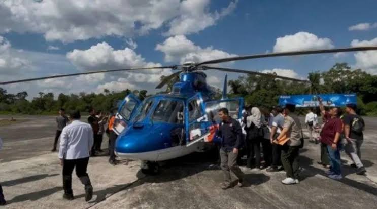 Gubri Wahid Ingatkan Warga tak Bakar Lahan, Riau Tambah 3 Unit Helikopter Water Bombing