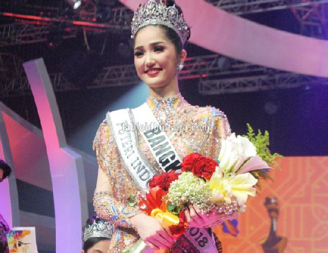 Gadis Bangka Belitung Berjaya Rebut Mahkota Puteri Indonesia 2018