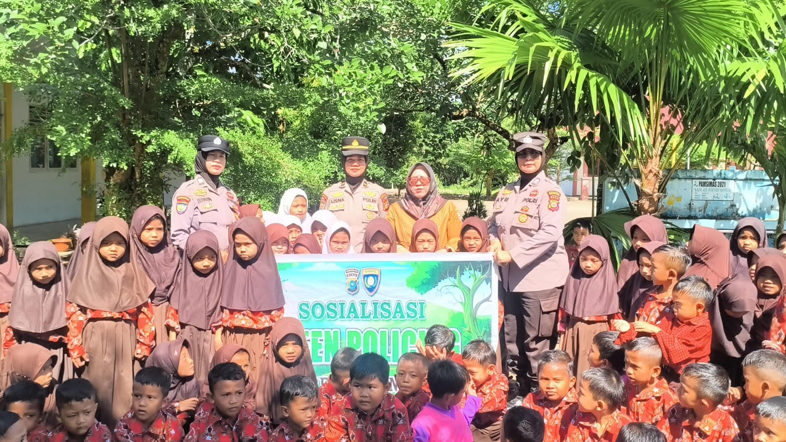 Polres Rohul Edukasi Siswa untuk Cintai Alam