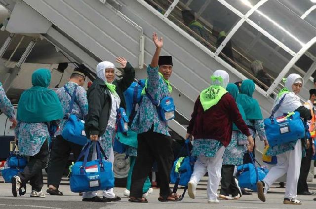 445 JCH Bengkalis Dalam Keadaan Sehat, Malam Ini Mendarat di Madinah