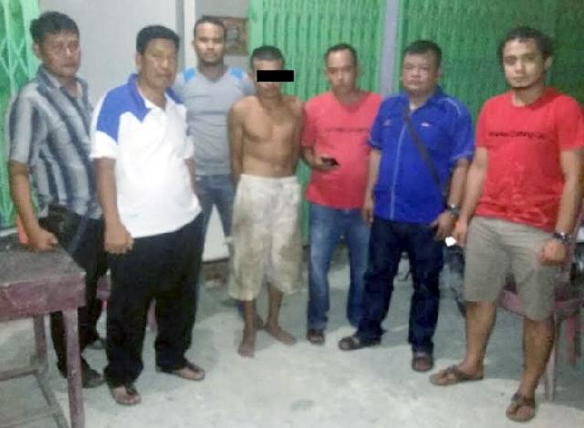 Polsek Tapung Bersama Jatanras Polda Kepri Tangkap Buron Kasus Pembunuhan
