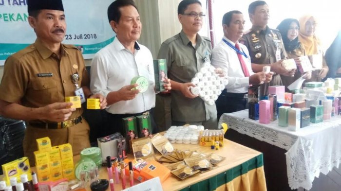 BBPOM Pekanbaru Temukan 13.254 Kosmetik Ilegal, Total Milirian Rupiah