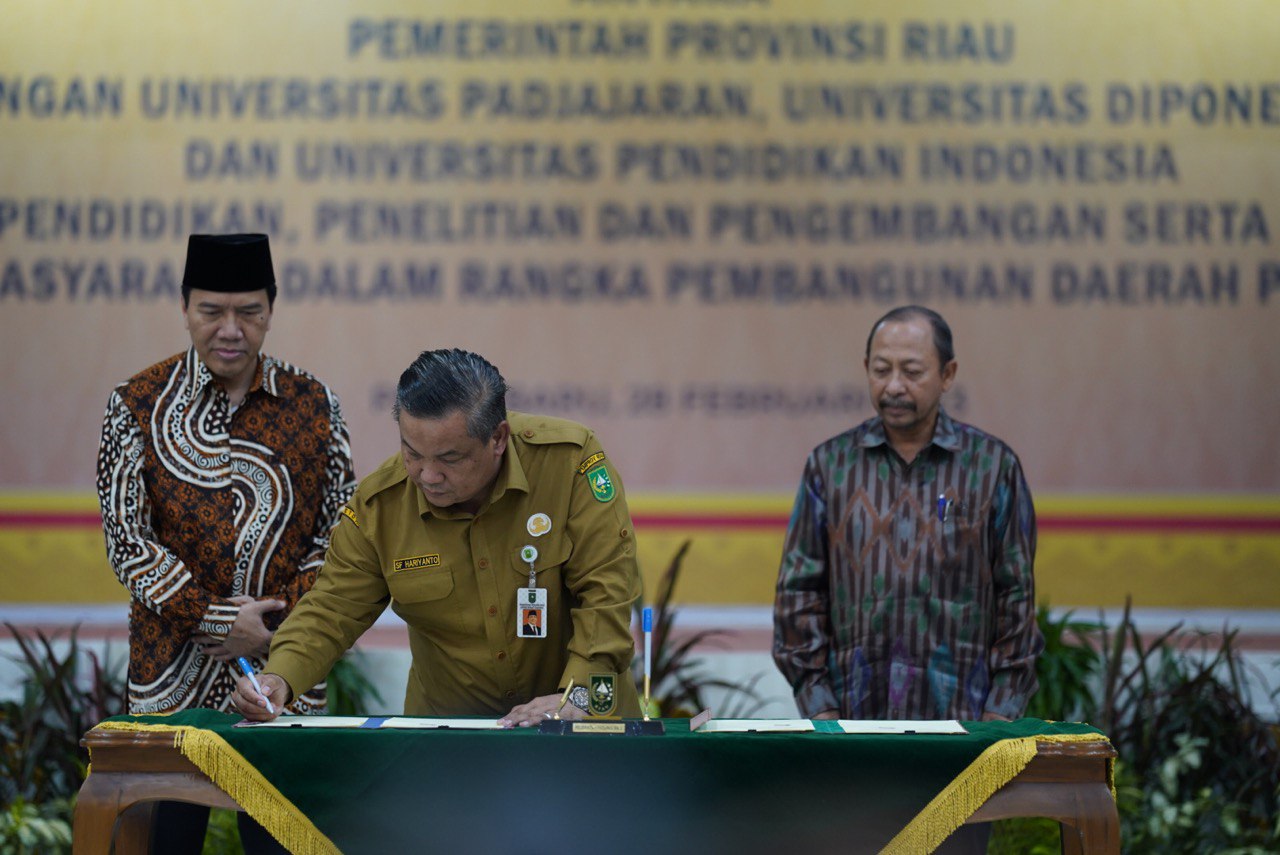 Pemprov Riau Jalin Kerja Sama dengan Universitas di Indonesia