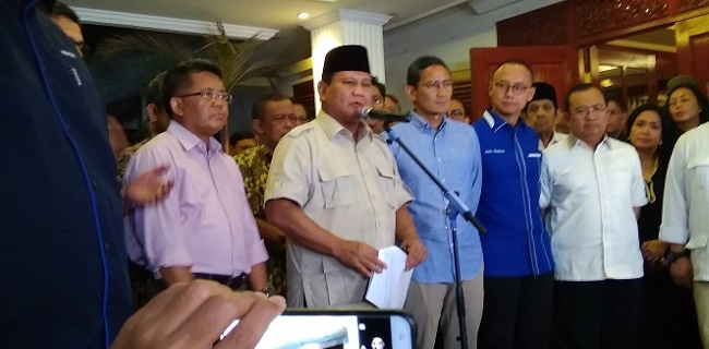 Kecewa, Prabowo-Sandi Terima Putusan MK