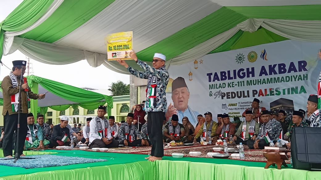 Muhammadiyah Riau Gelar Tabligh Akbar dan Peduli Palestina 