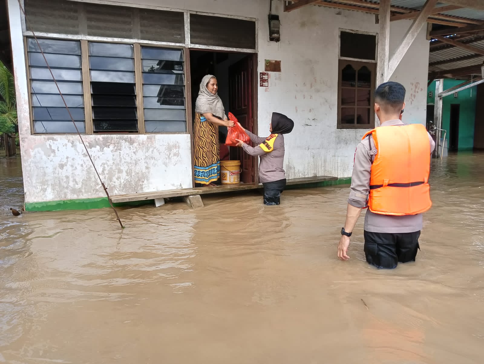Ribuan Rumah di Rohul Tergenang Air Akibat Luapan Sungai 