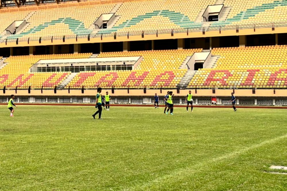 Gelar Latihan Perdana di Stadion Utama Riau, PSPS Persiapan Kompetisi Liga 2