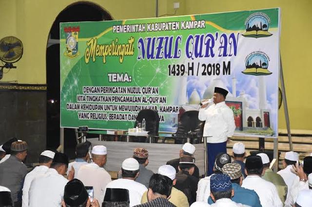 Pemda Kampar Peringati Malam Nuzul Quran