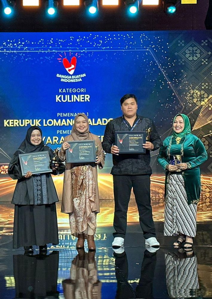 Kerupuk Lomang Balado Asal Kampar Juara 1 Ajang Nasional ABBI 2023
