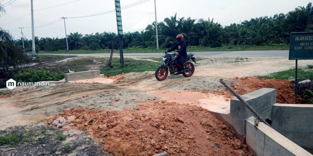 Telan Anggaran Rp150 Juta, Box Culvert di Kampung Teluk Merempan Diharap Bisa Tahan Lama