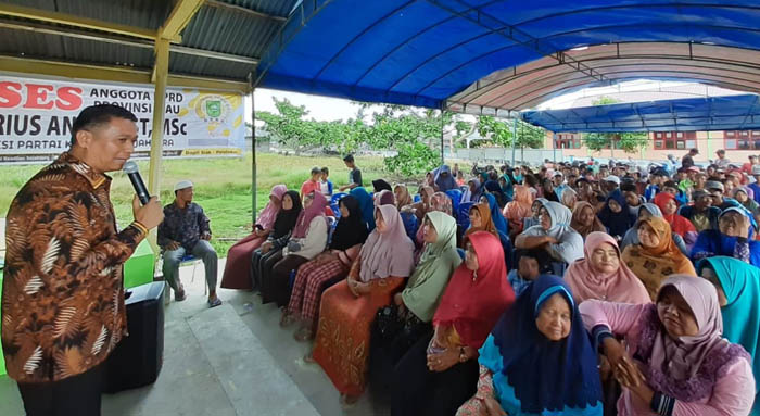 Markarius Anwar Reses di Kuala Kampar Pelalawan, Ada 3 Permasalahan Penting Dikeluhkan Masyarakat