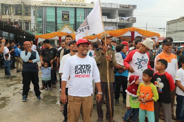 Seribuan Kader dan Simpatisan Ikuti Acara Puncak Milad ke-20 PKS di Pekanbaru