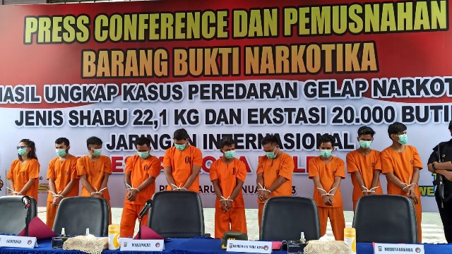 Ditresnarkoba Polda Riau Ungkap Tiga Kasus Narkoba