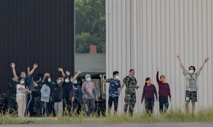 WNI yang Usai Jalani Observasi di Natuna Pulang Dibekali Uang Saku Rp 1 Juta