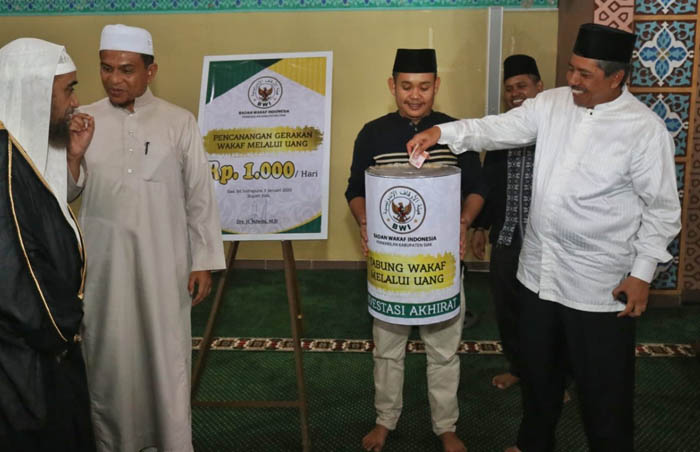 Pemkab Siak Launching Program Wakaf Seribu Rupiah Per Hari