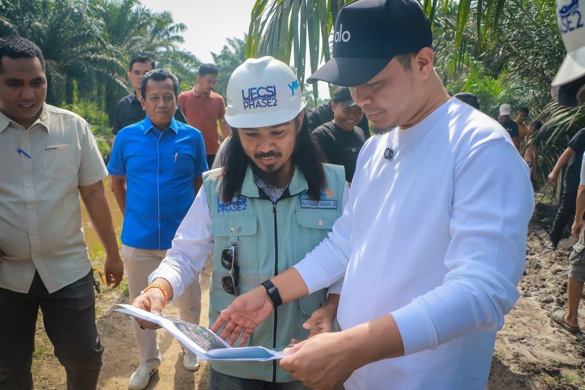 Wako Agung Tinjau Pembangunan Parit Belanda