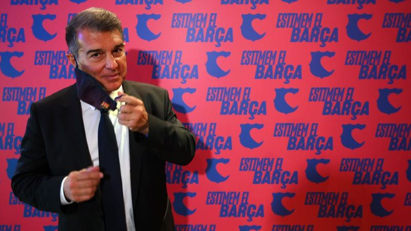 Unggul Jauh, Joan Laporta Presiden Baru Barcelona