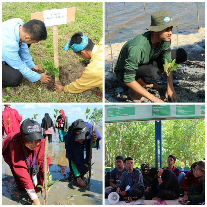 Mahasiswa Unri Lakukan Kegiatan Pengabdian di Desa Pangkalan Jambi Bengkalis