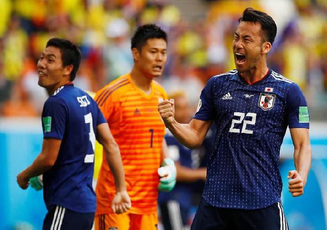 Kejutan, Jepang Taklukkan Kolombia 2-1