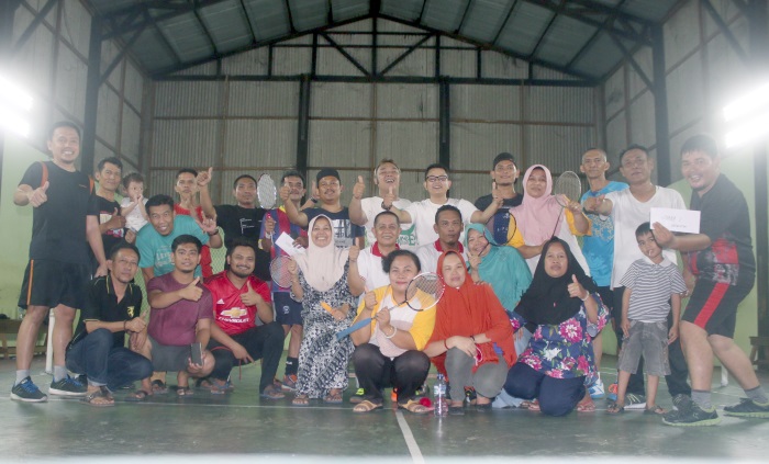Meriahkan HUT RI, Warga Kampung Melayu Sukajadi Gelar Turnamen Badminton