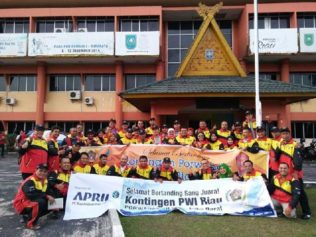 Tim Porwanas PWI Riau  Sabet 3 Perak dan 2 Perunggu