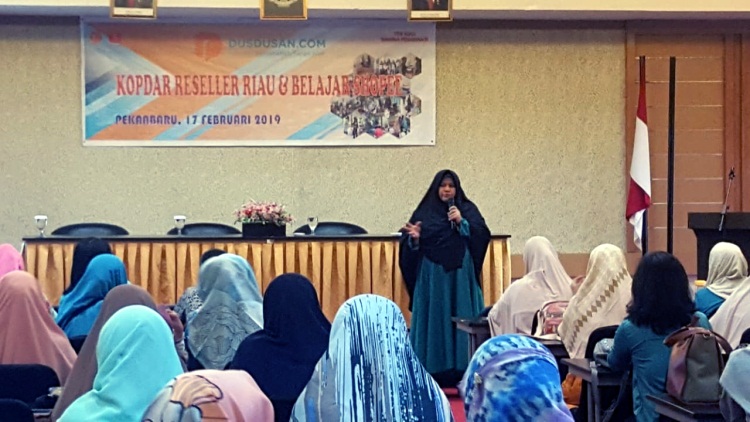 TDS Riau Sisnina dan Dusdusan Gelar Kopdar Reseller di Pekanbaru